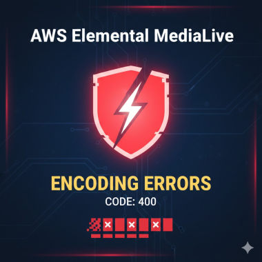 MediaLive encoding errors.