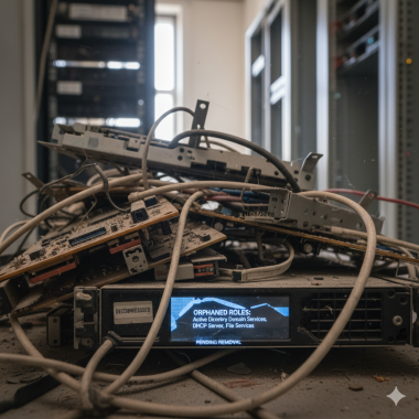Orphaned server roles or features