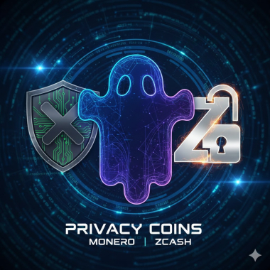 Privacy coins (e.g., Monero, Zcash).