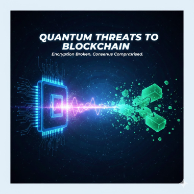 Quantum computing threats to blockchain.