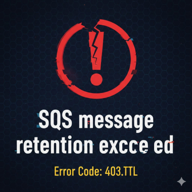 SQS message retention exceeded.