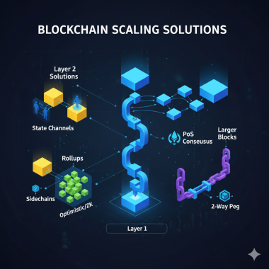 Scaling solutions in blockchain.
