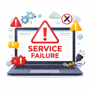 Service failures or services not starting.