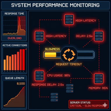 Slow server performance.