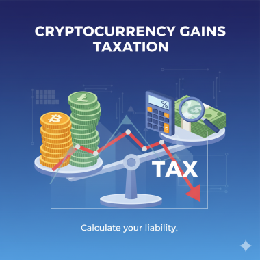 Taxation of cryptocurrency gains.