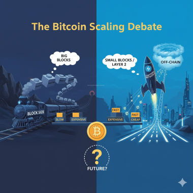 The Bitcoin scaling debate.