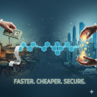 The impact of blockchain on remittances.