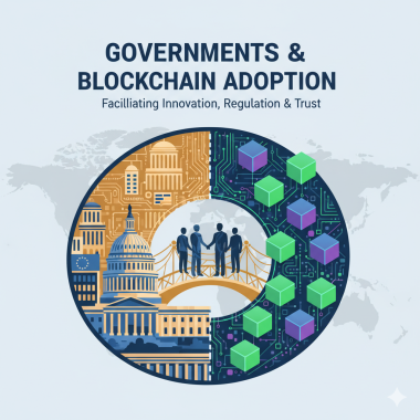 The role of governments in blockchain adoption.