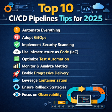 Top 10 CI/CD Pipelines Tips for 2025
