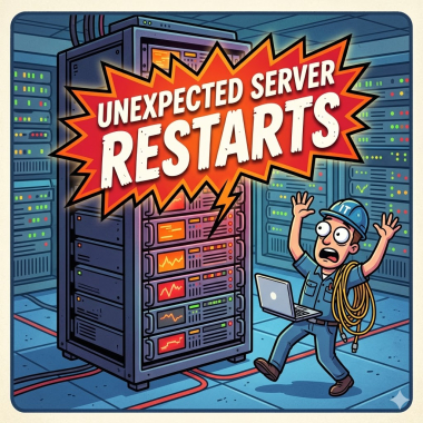 Unexpected server restarts.