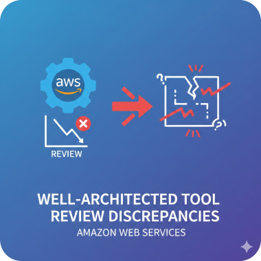 Well-Architected Tool review discrepancies.