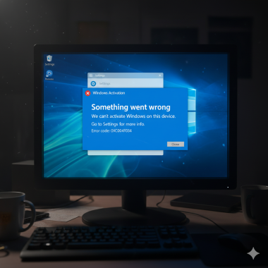 Windows Activation errors