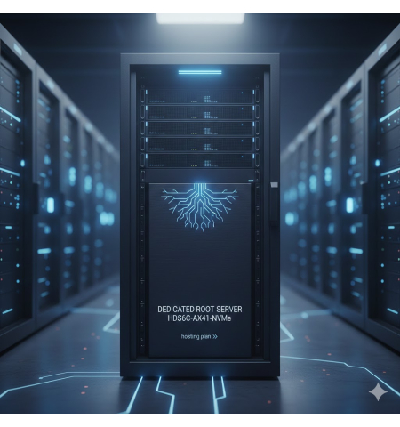 Dedicated Root Server HDS6C-AX41-NVMe With High-Performance Ax41 Processor And Nvme Storage For Enterprise Hosting.