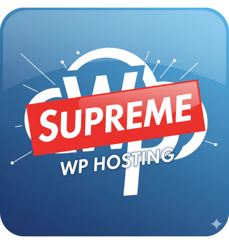 Supreme WP Hosting plan delivering premium WordPress hosting, high-performance servers, advanced security, and scalable resources for professional and enterprise websites.
