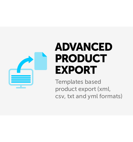Модуль - Универсальный товарный экспорт (xml и csv форматы)