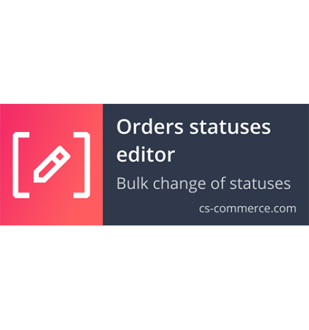 Orders statuses editor