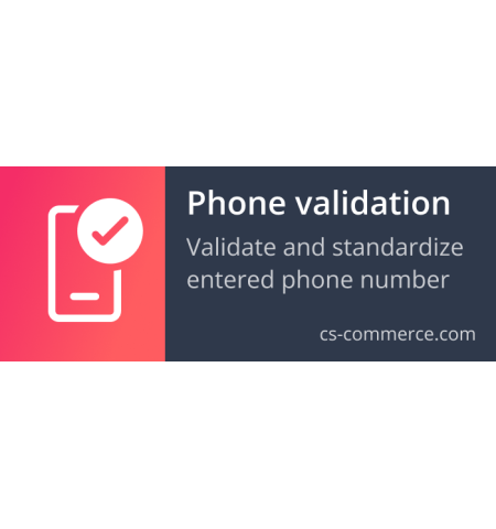 Google style phone validation and standardizer