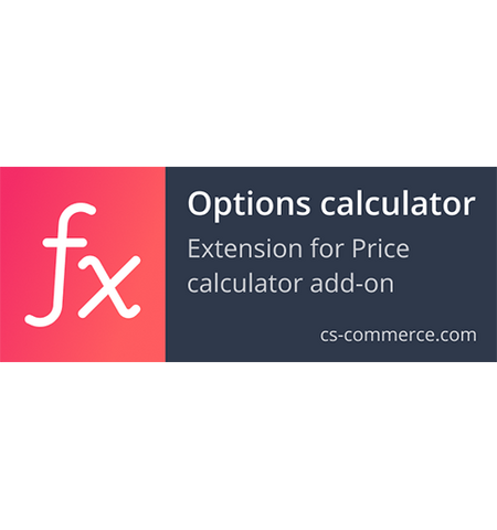 Option value calculator (calculation) add-on for CS-Cart