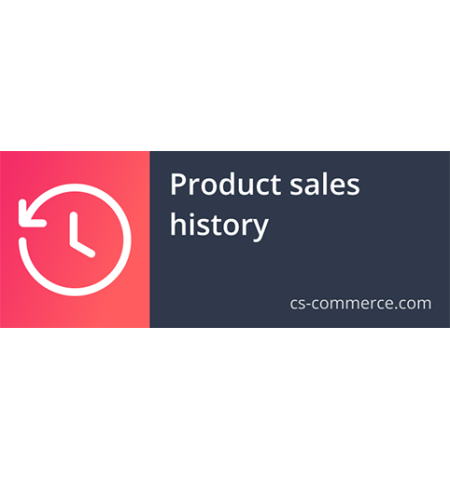Product sales history - cs-cart add-on