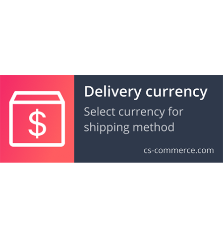 Select currency for shipping method - addon for cscart