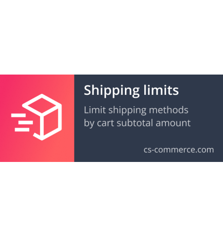 Shippings limit based on cart subtotal