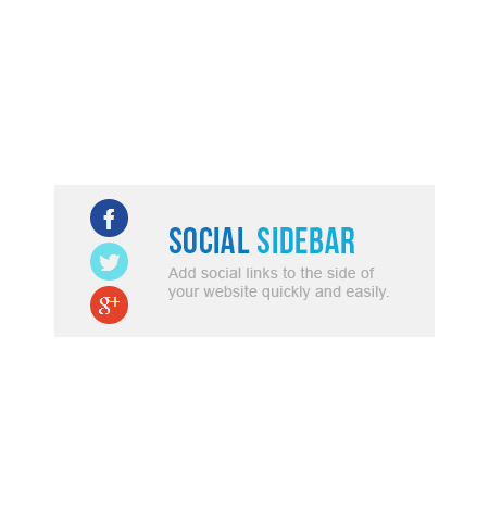 Social Media Sidebar