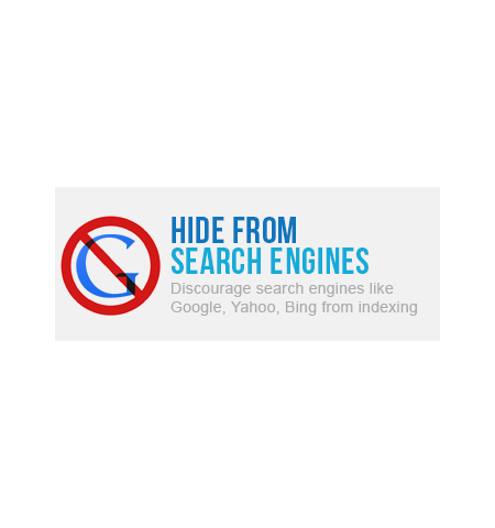 Hide from Search Engines