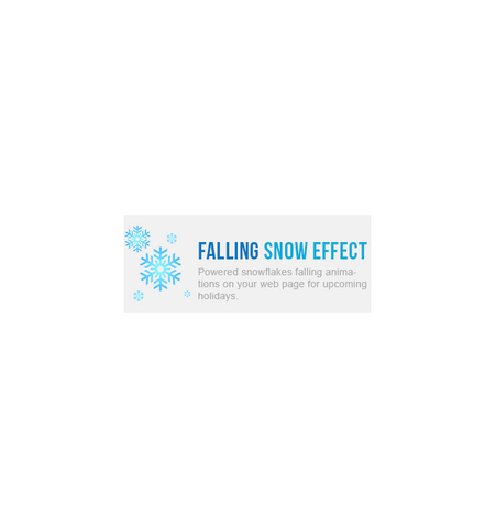 Falling Snow Effect
