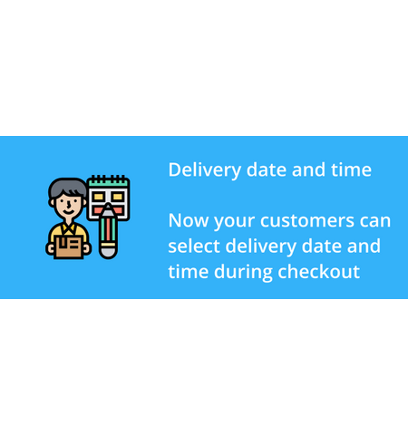 Order delivery date and time
