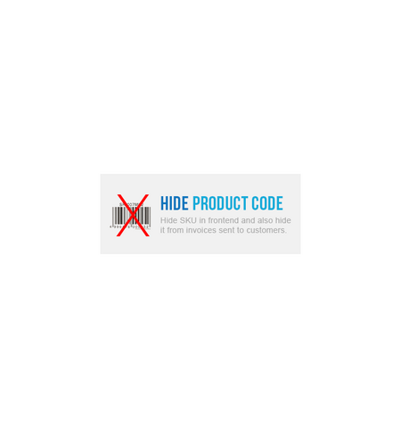 Hide Product Code in the Frontend