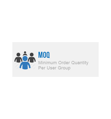 MOQ - Minimum Order Quantity Per User Group