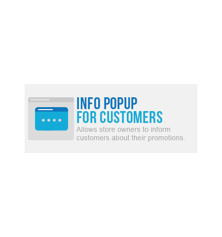 Info Popup for Customers