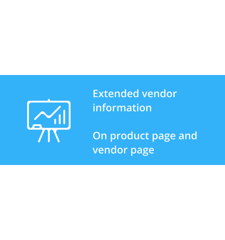 Extended vendor information on product page