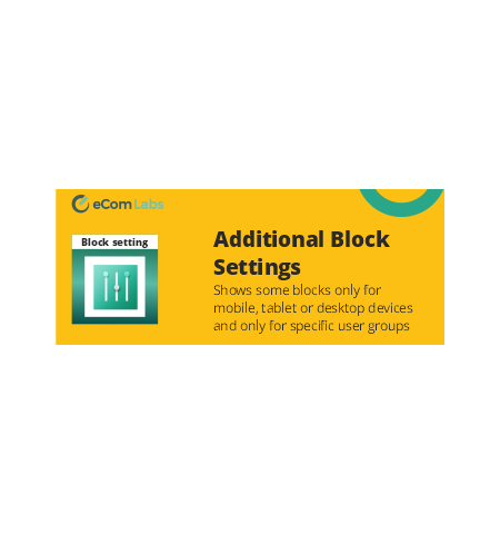 Additional Block Settings