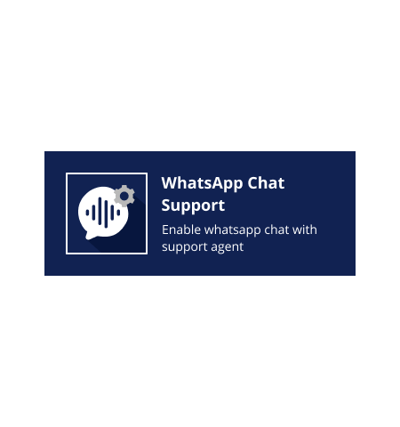 WhatsApp Chat Support