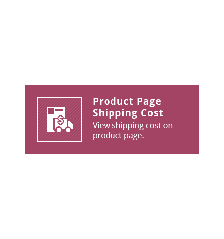 Product Page Shipping Cost