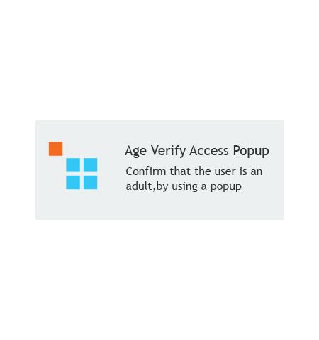 Age Verify Access Popup