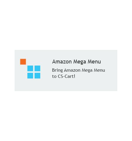 Amazon Mega Menu