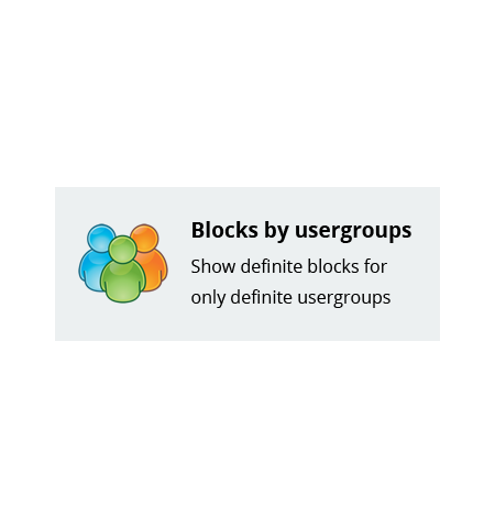 Blocks by usergroups