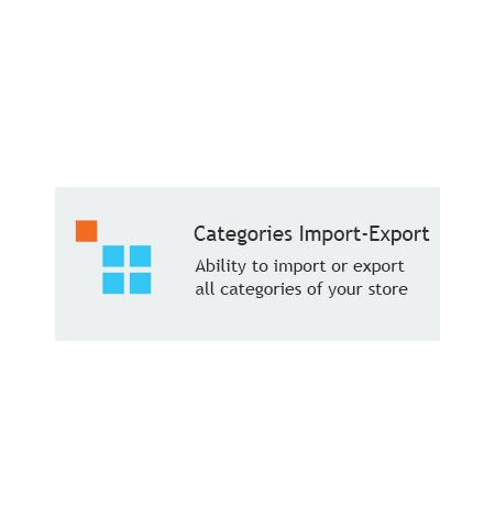 Categories Import-Export