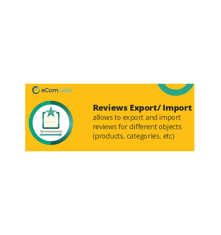 Reviews Export/ Import