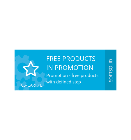 Promotions - free product with defined step