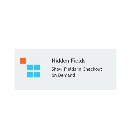 Hidden fields in Checkout