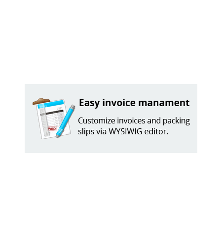 Easy invoice management