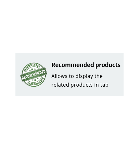 Recommended products